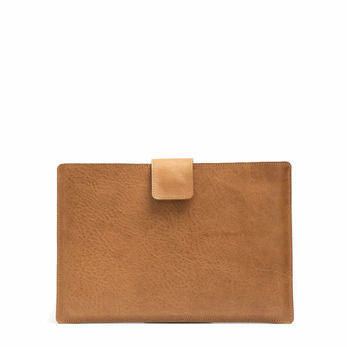 MacBook Leather Sleeve with zipper pocket
