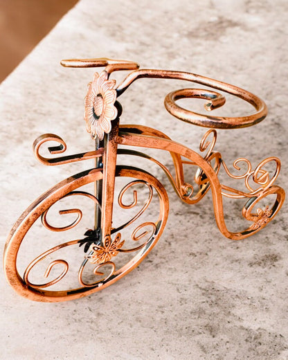 Bicycle Wine Rack "WineCycle" - personalization option with engraving for a gift