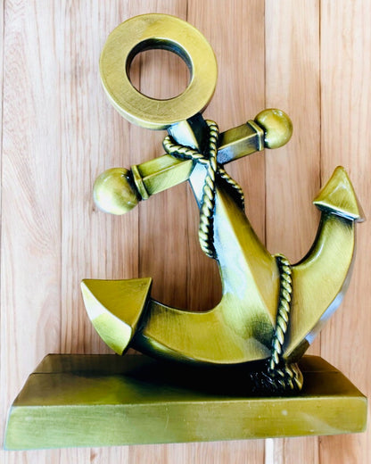 Decorative Anchor made of Aluminum - Elegant Decoration with Engraving Option - 3 Color Variants