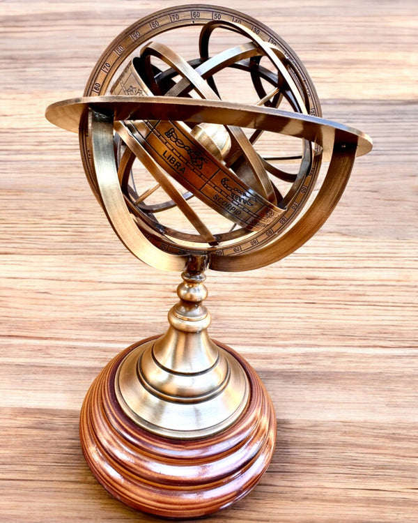 Astrolabe Artis 2 - 30 cm high, Hand Made with Engraving Option, office decoration, premium