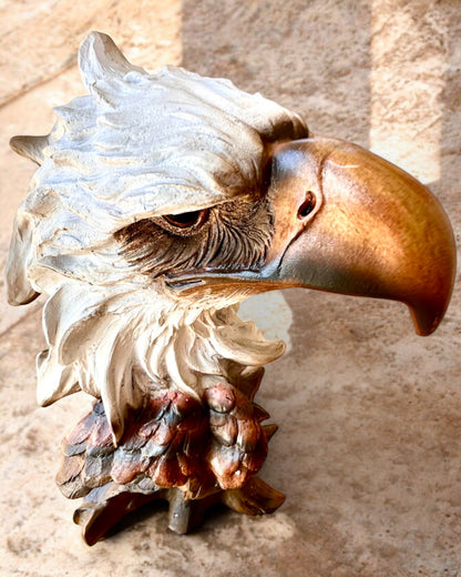 "Eagle of Freedom" - Resin Sculpture with Engraving Option for a Gift 26.5 cm in Height