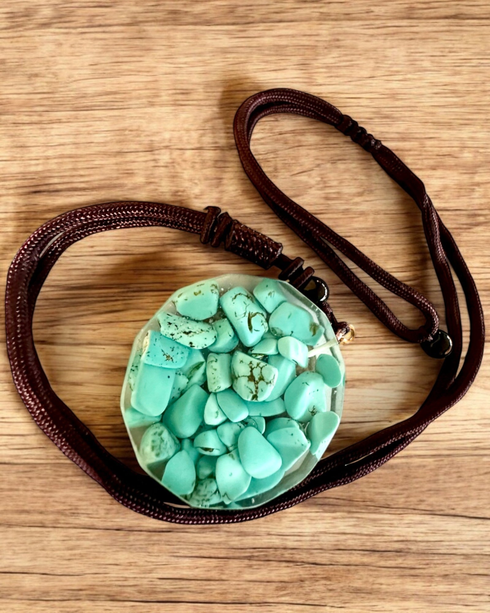 Amulet "Tree of Life" with turquoise – Your personal strength, necklace for a gift, personalization with engraving