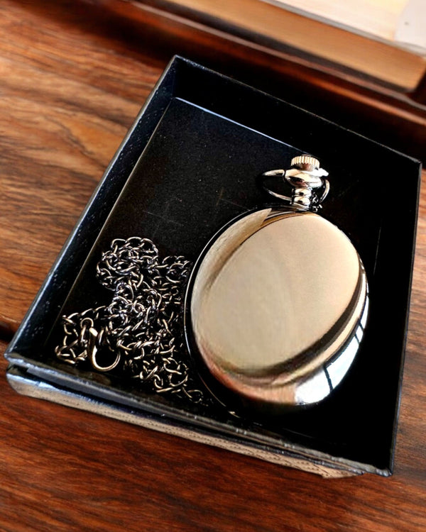 Elegant pocket watch "Verb" with engraving option for a gift