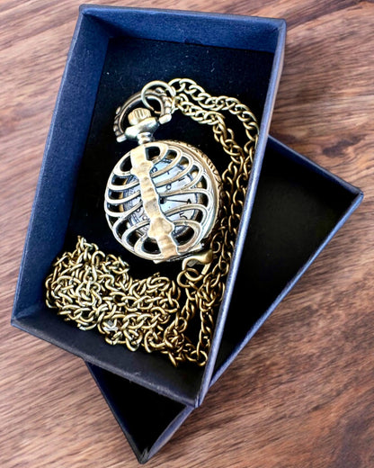 Pocket watch "Fish Scale" with engraving option for a gift