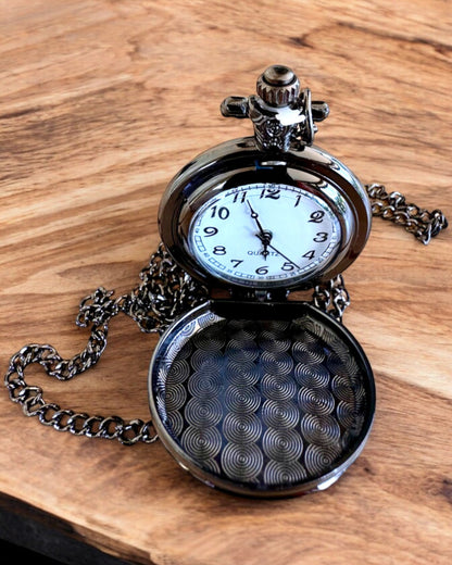 "Galactic Secret" Cosmic Pocket Watch, personalization with engraving for a gift