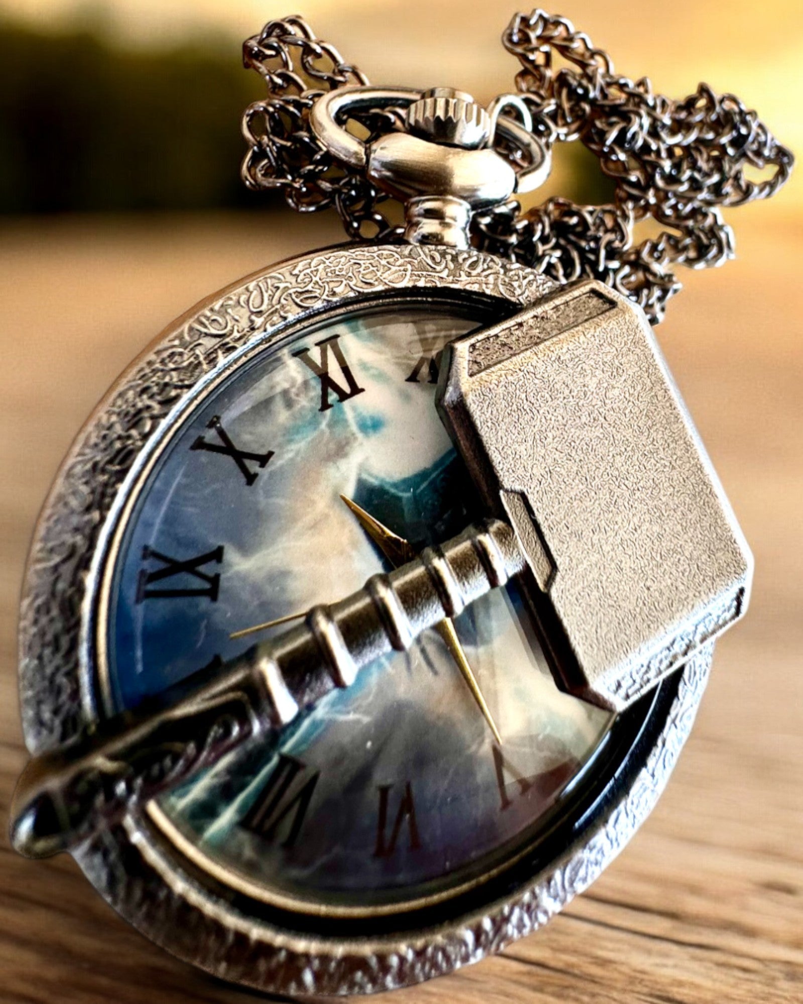 Time Hammer - Pocket Watch, personalization option with engraving for a gift