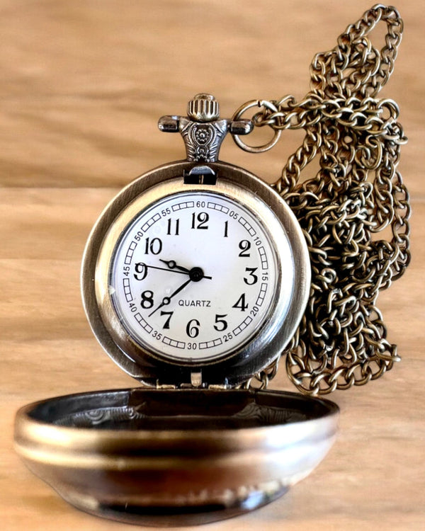 Elegant pocket watch "Solar Luminance" with the possibility of engraving as a gift