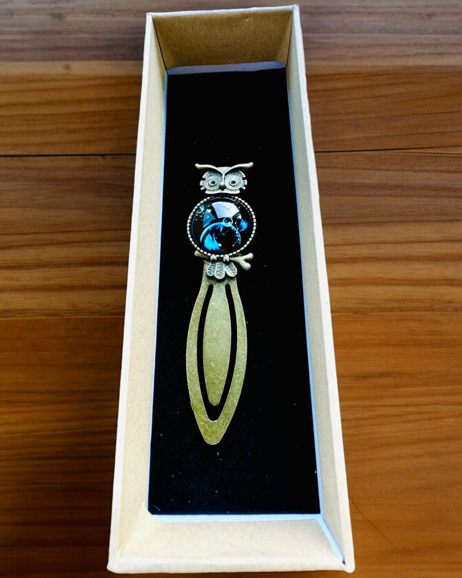 Bookmark "Owl with Constellations" - 12 variants to choose from, personalization with engraving