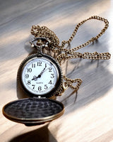 Pocket watch "Locomotive of Time" with engraving, as a gift, train motif