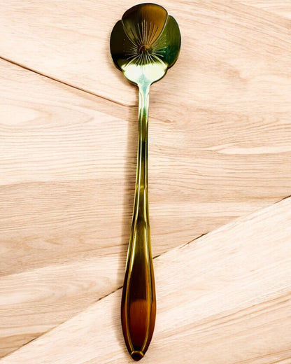 "Flower Rhapsody" Spoon Set - personalization with engraving for a gift, 2 variants to choose from