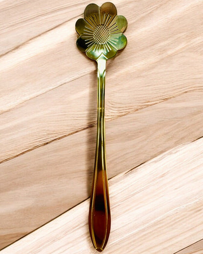 "Flower Rhapsody" Spoon Set - personalization with engraving for a gift, 2 variants to choose from