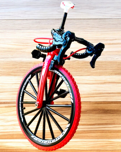 Miniature Metal Model Red Bicycle "SpeedMaster" personalization with engraving for a gift, 2 color variants