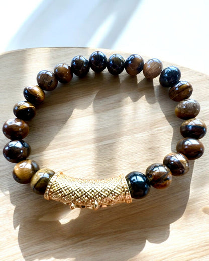 Set of 2 Bracelets "Golden Eye"