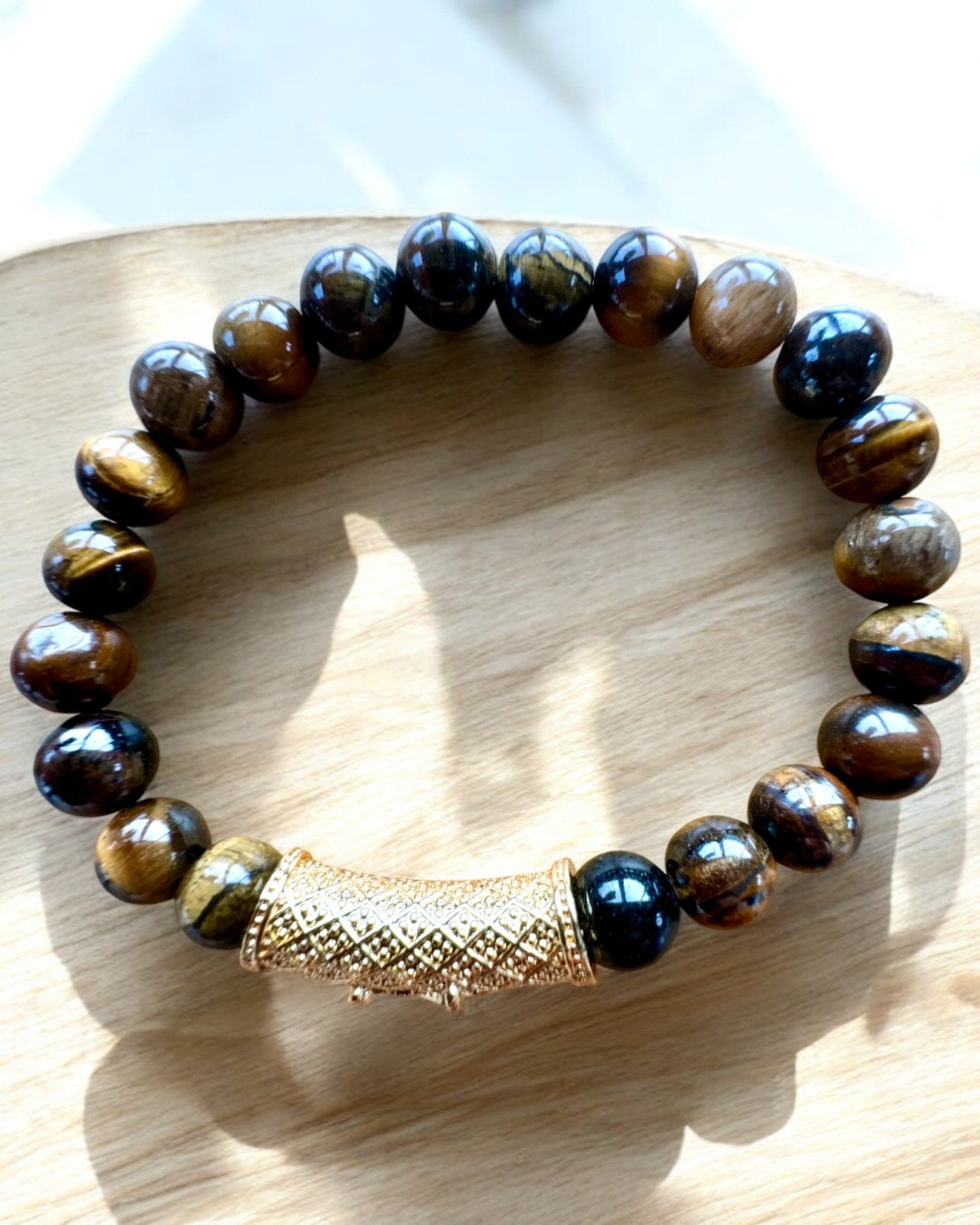 Set of 2 Bracelets "Golden Eye"