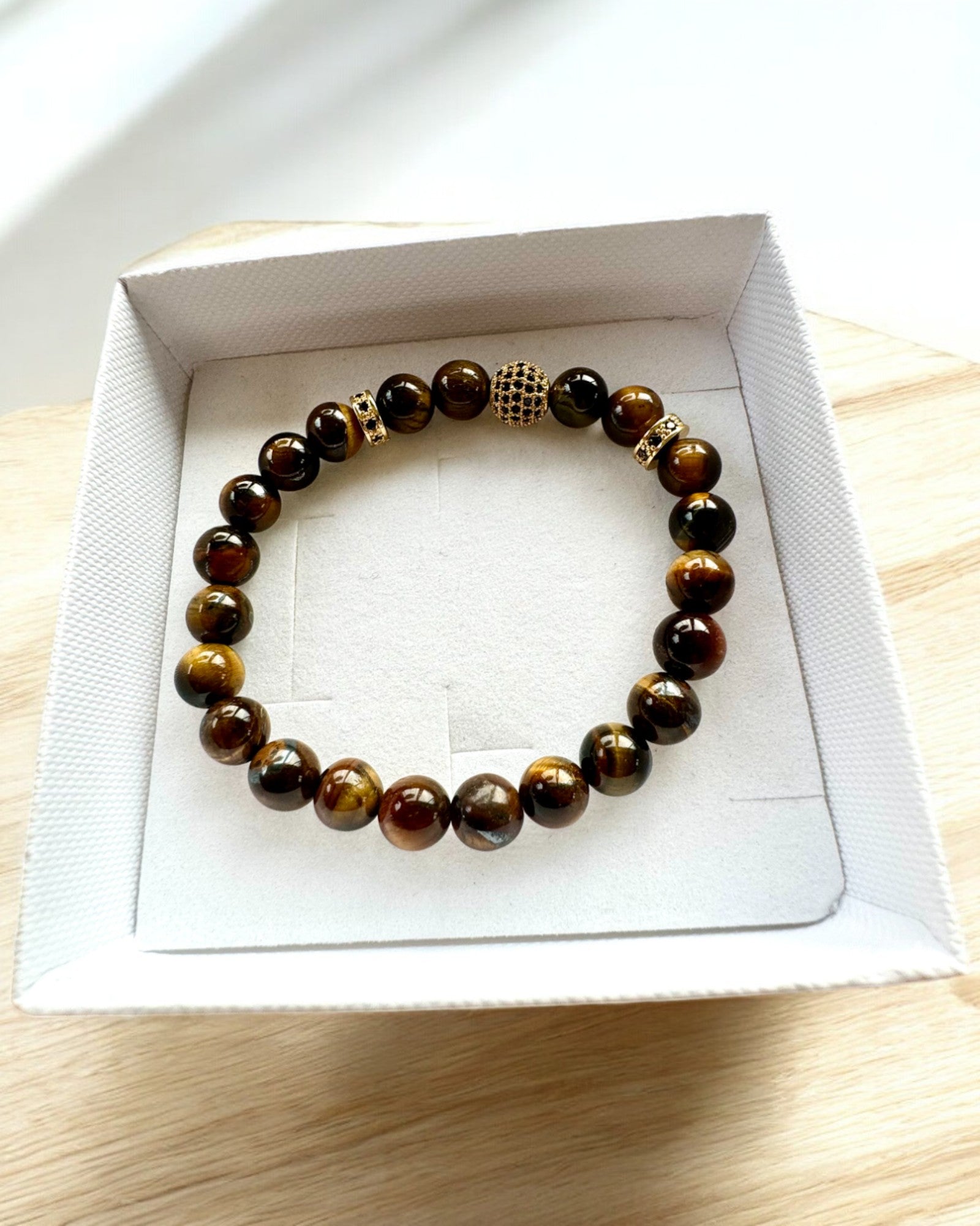 Set of 2 Bracelets "Golden Eye"