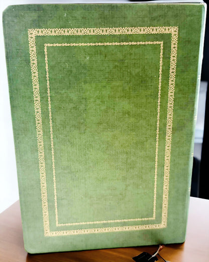 Green Decorative Notebook with Dragon Theme - Fantasy Inspirations, with engraving