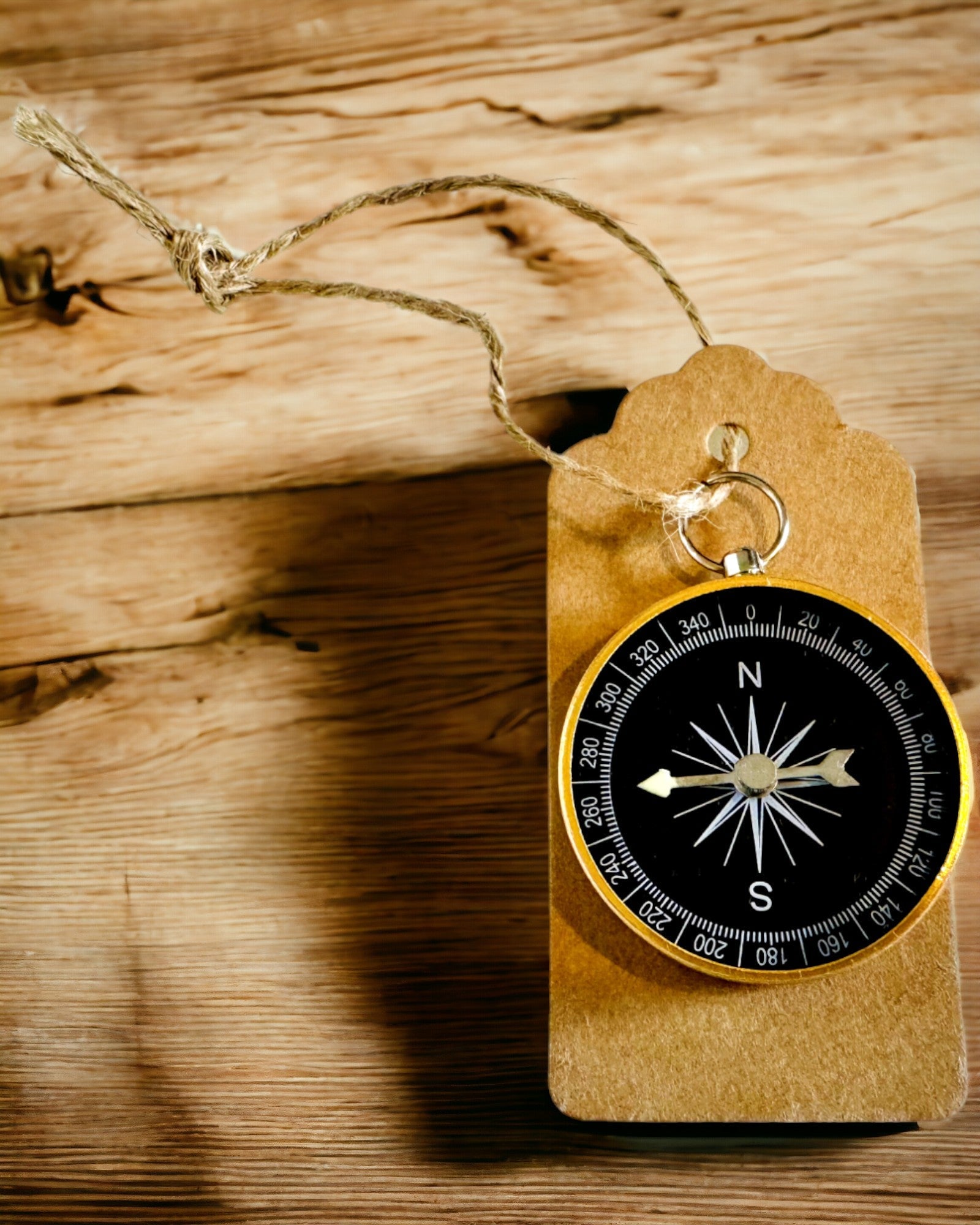 Compact Navigation Compass with Metal Finish – An Essential for Every Traveler, with engraving