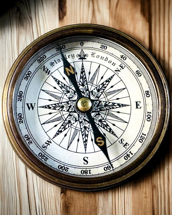 "Stanley London" sailing compass with personalization option