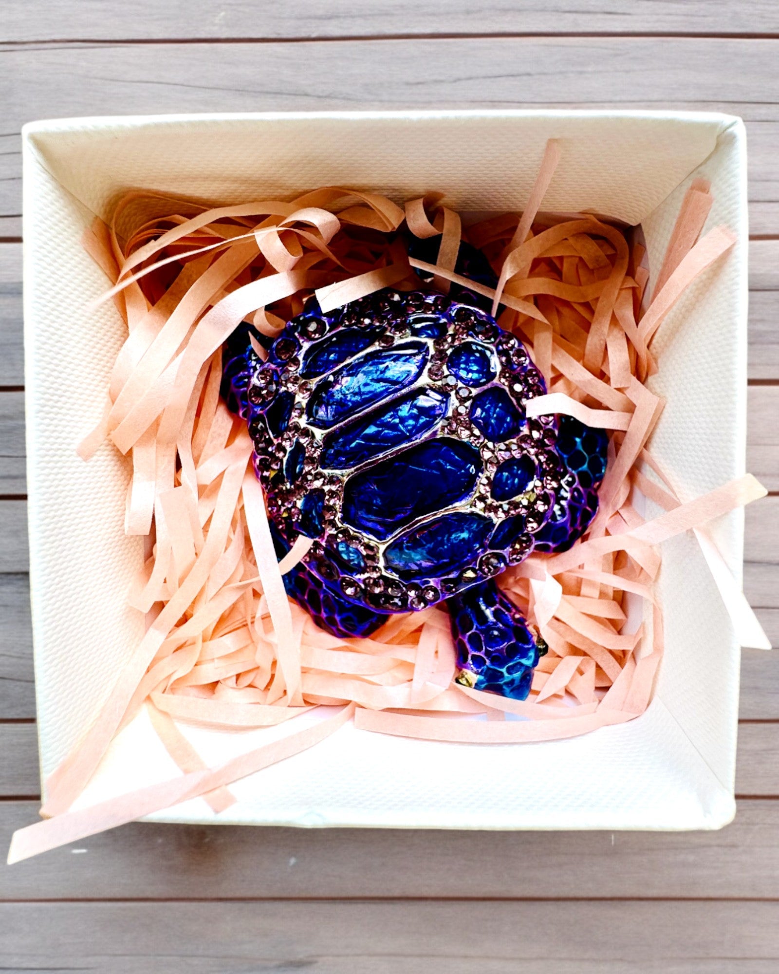 Magical Turtle Treasure - Jewelry Box with personalization option for engraving, gift