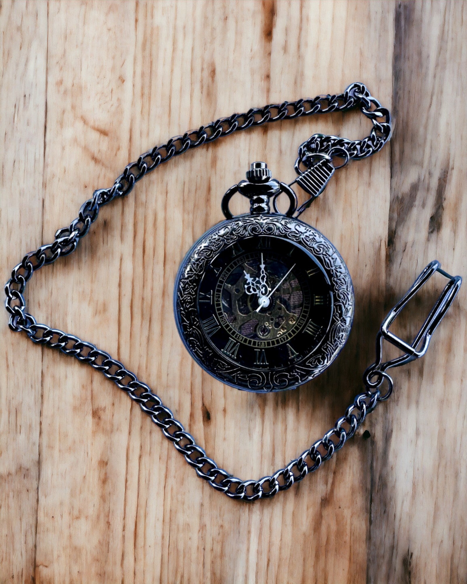 Pocket Watch "Elegant Timepiece" with Engraving Option