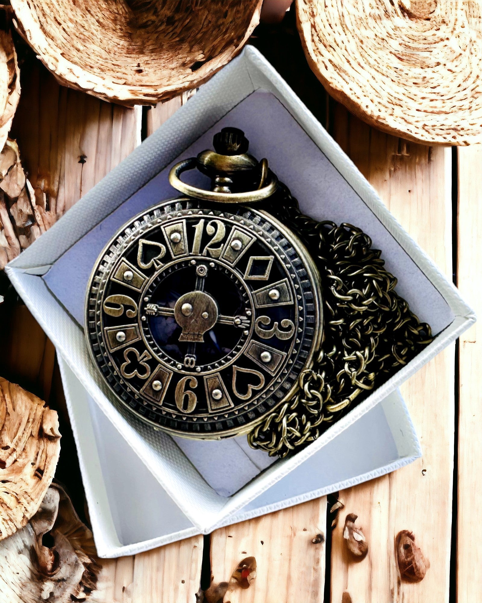 Kabatas pulkstenis "Heritage Timekeeper" Personalizēts dāvana ar gravējumu