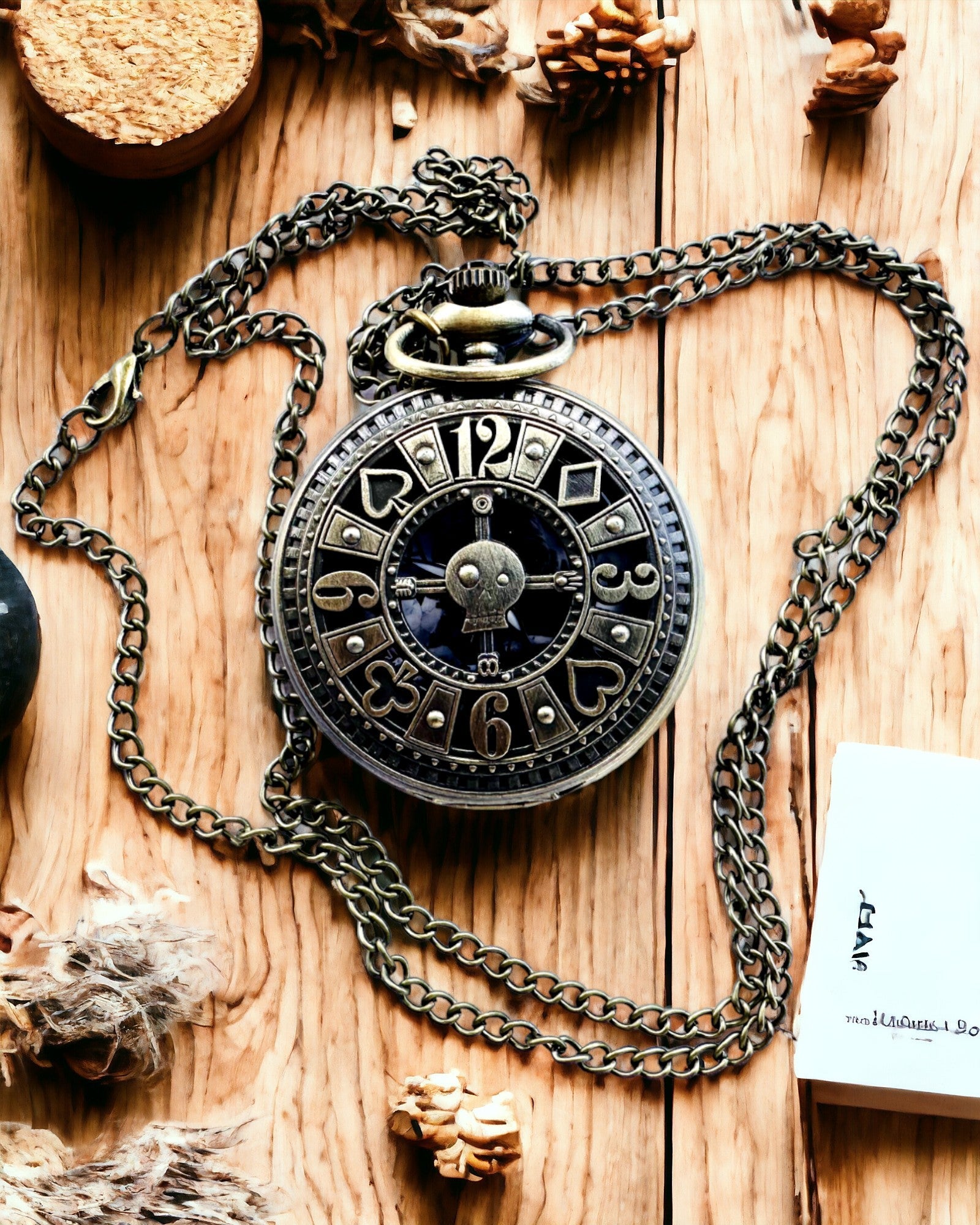 Kabatas pulkstenis "Heritage Timekeeper" Personalizēts dāvana ar gravējumu