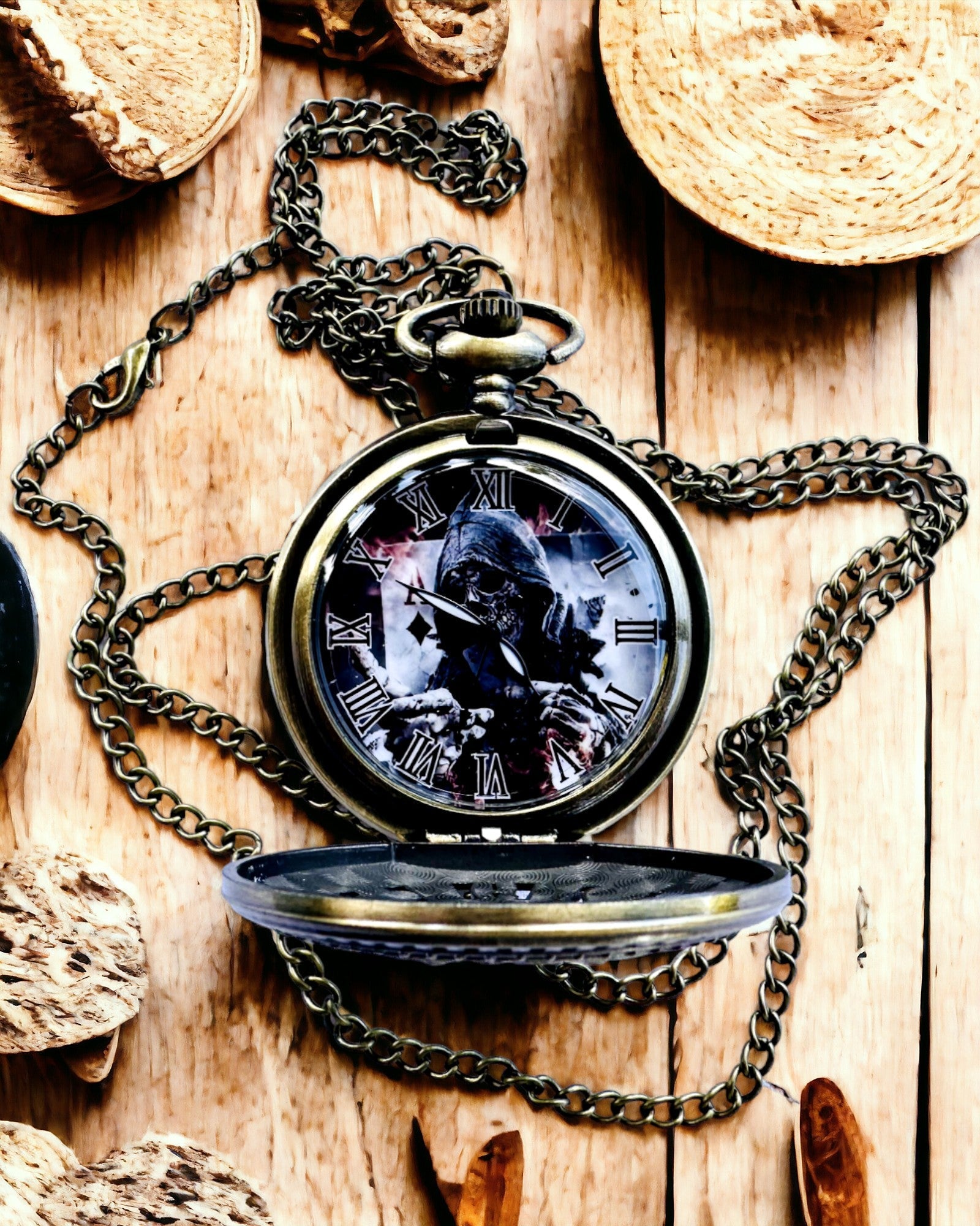 Kabatas pulkstenis "Heritage Timekeeper" Personalizēts dāvana ar gravējumu