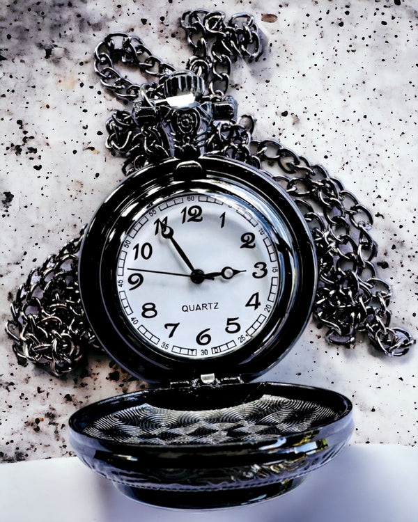 Mystic Wolves Pocket Watch with engraving option