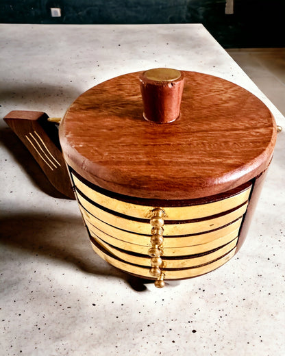 Retro Wooden "Tea Box" with Engraving Option