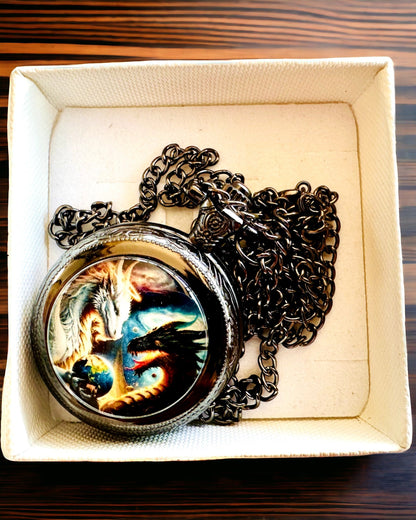 Pocket Quartz Watch "Legendary Universe" with Engraving Option