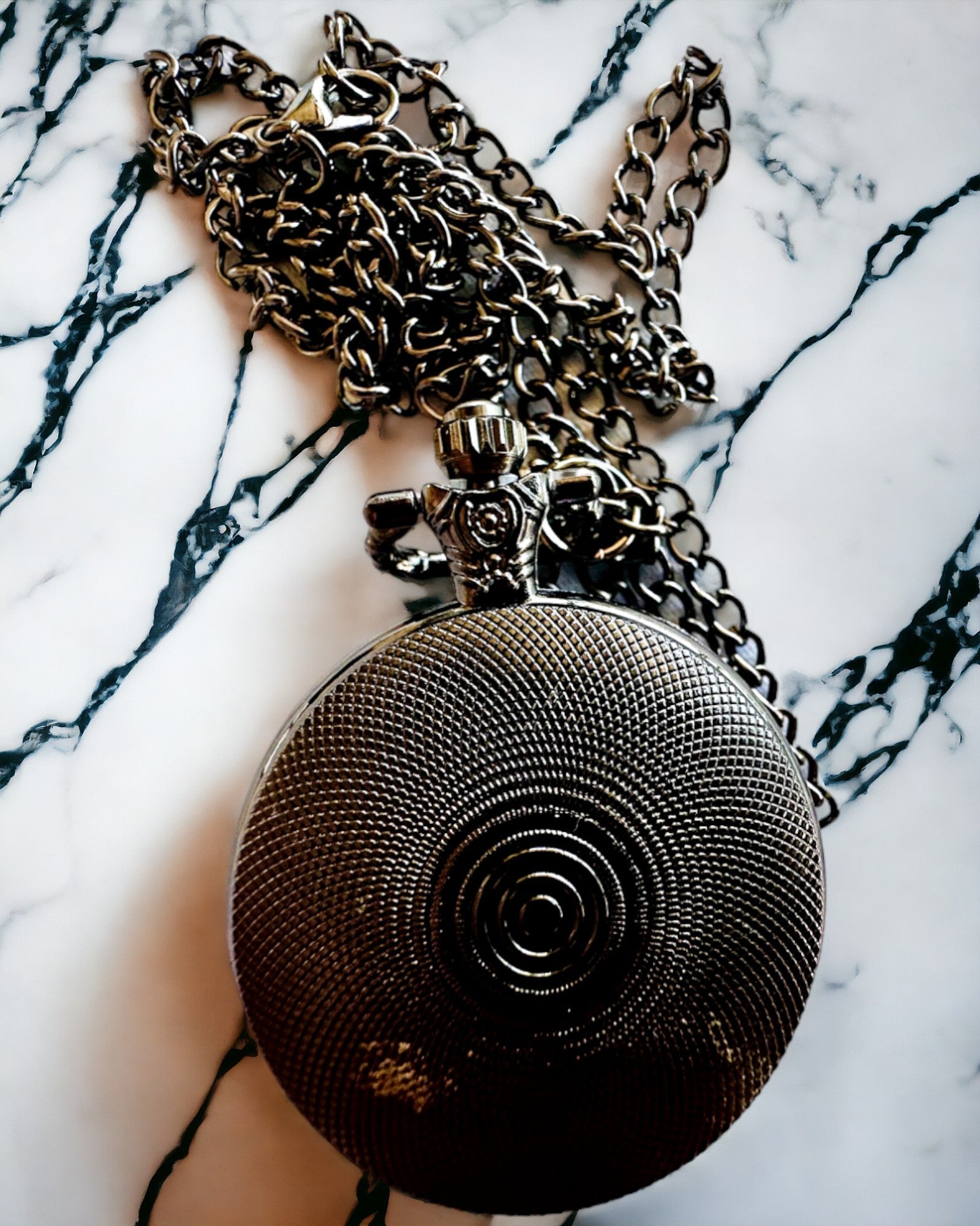 Pocket Space Watch "Galactic Timekeeper" - personalization option with engraving