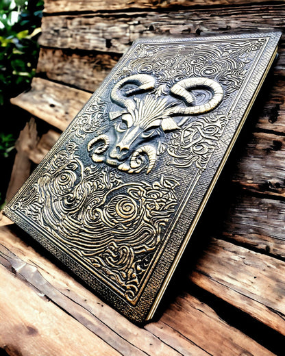 Magical Notebook, "Divine Bull" notebook - Elegant and Unique Stationery, personalization with engraving