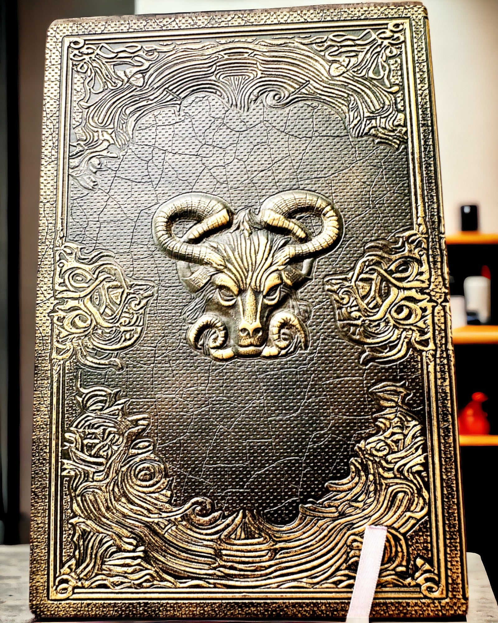 Magical Notebook, "Divine Bull" notebook - Elegant and Unique Stationery, personalization with engraving