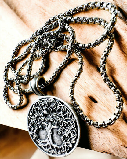 Amulet Drveta Života s Mogućnošću Graviranja - ogrlica "Vitalnost Prirode", personalizacija