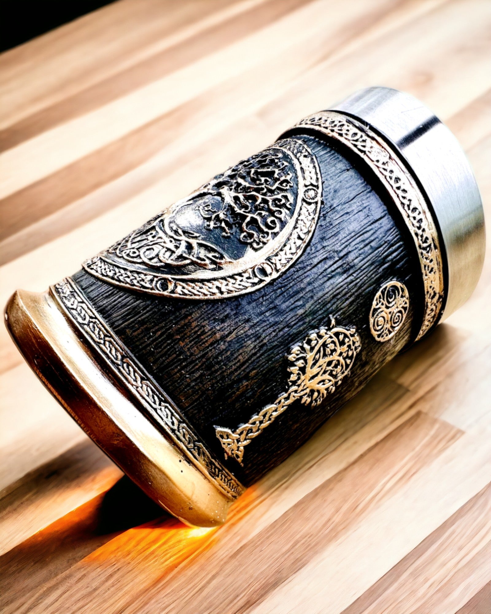 Nordic Cup Tree of Life - Masterful Craftsmanship, 600 ml, personalization option with engraving