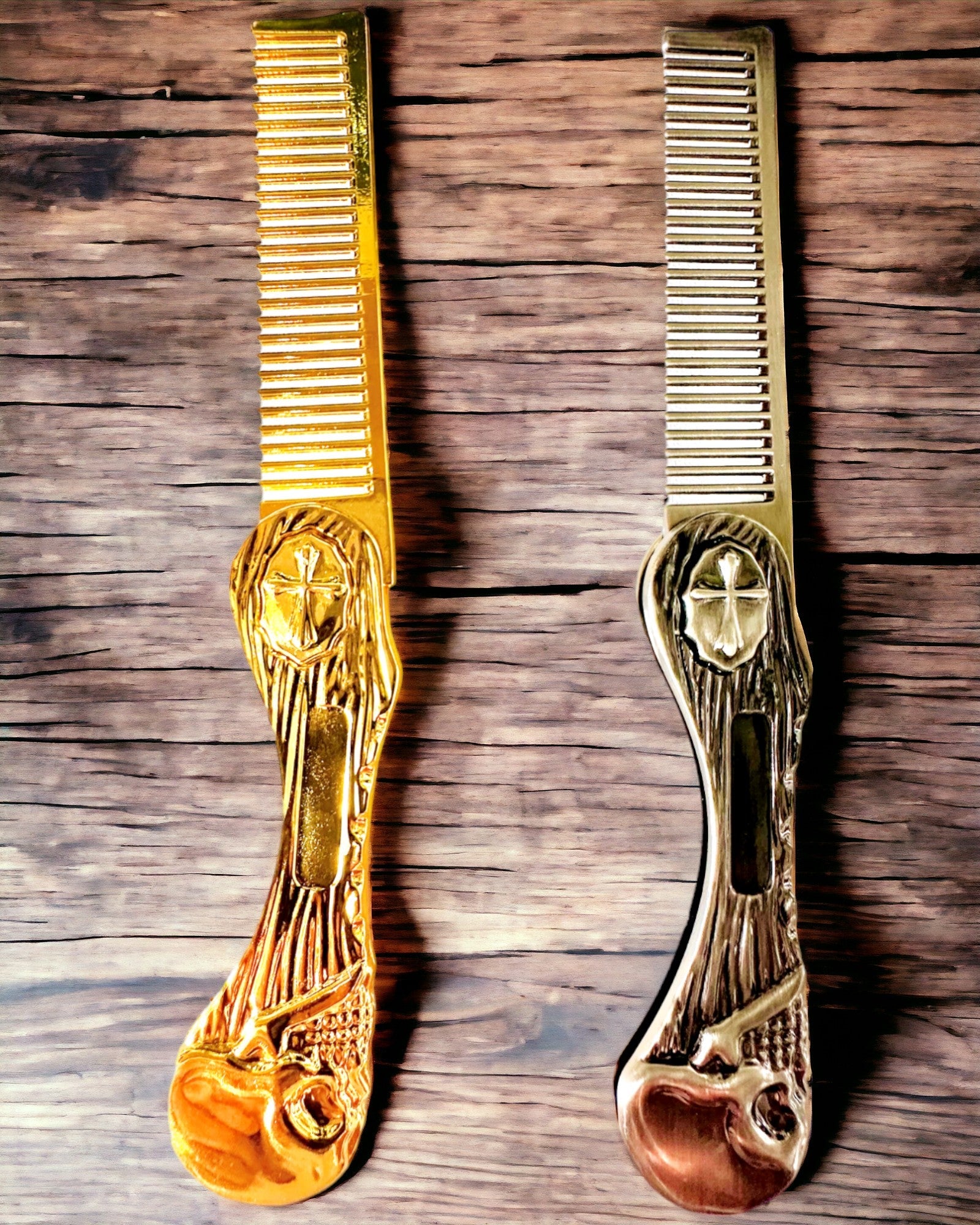 Mystic Skull Comb - premium šukos, galimybė personalizuoti graviravimu