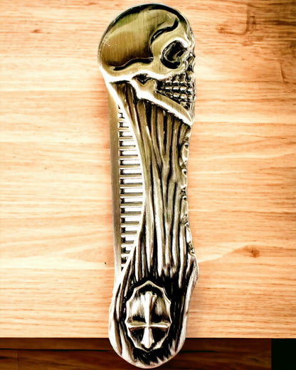 Mystic Skull Comb - premium ķemme, personalizācijas iespēja ar gravējumu