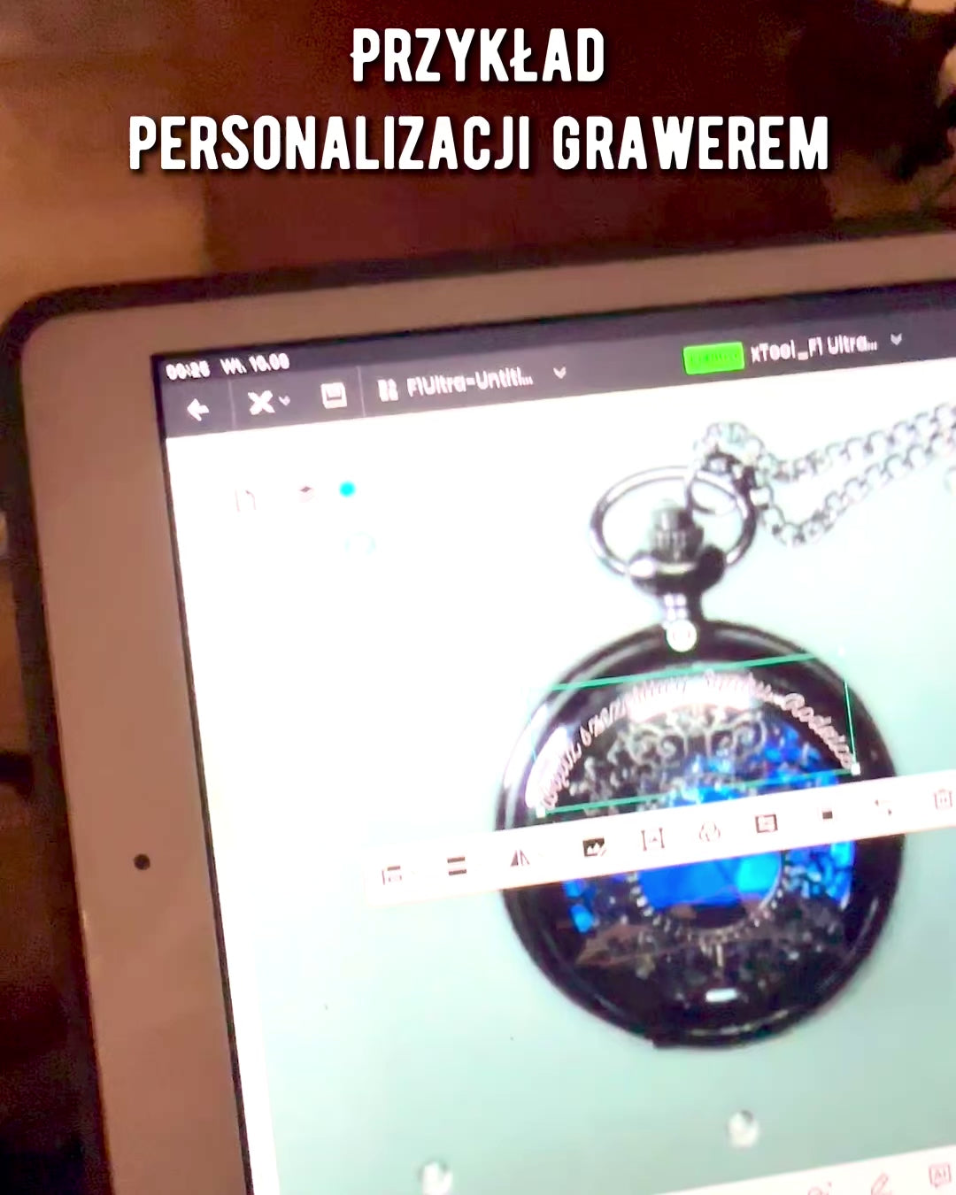 Kišeninis laikrodis "Eternum", personalizavimas dovanai graviravimu