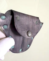 "Forest Elf's Hideout" - Handcrafted Small Leather Pouch