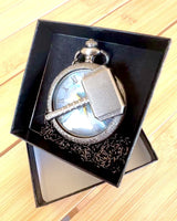 Hammer of Time - Pocket Watch, can be personalized with engraving as a gift