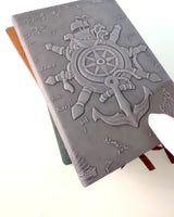 Notebooks with a nautical motif "Nautica" with the option of personalization with engraving, as a gift