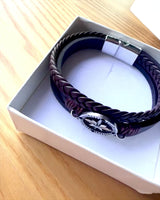 "Compass Adventure" bracelet - can be personalized with engraving as a gift, 2 color variants to choose from