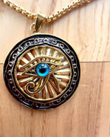 Amulet "Eye of Horus" - Elegance and Protection, can be personalized with engraving as a gift