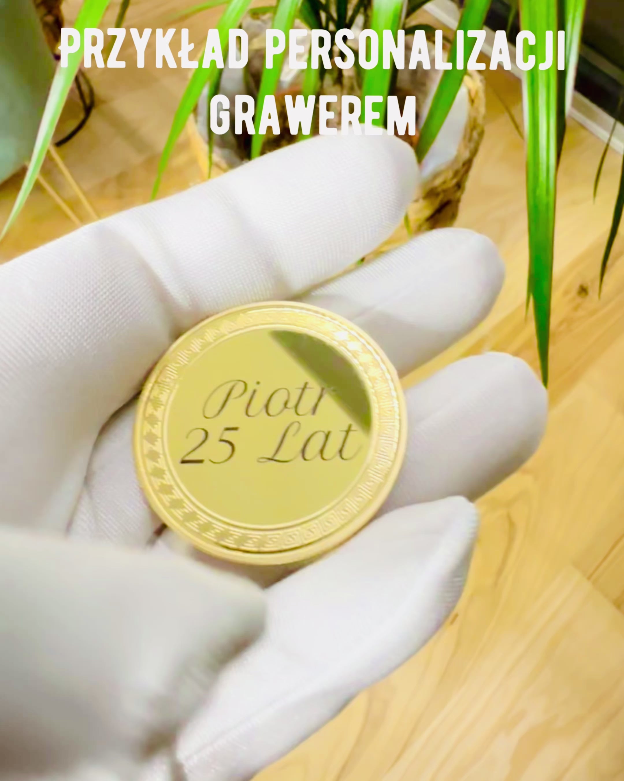 Tuščia Iššūkio Monetą su Galimybe Personalizuoti Graviravimu – Kolekcinė, 40mm, trys modeliai