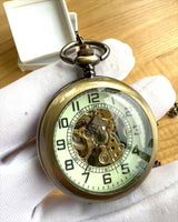 Classic Pocket Watch "Oldtimer" - stylish retro elegance, can be personalized with engraving as a gift