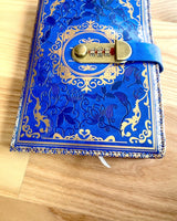 Exclusive Leather Notebook "Secretary" A5 with Combination Lock - personalized with engraving