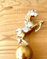 Elegant "Golden Steed" Statuette - with the possibility of engraving as a gift