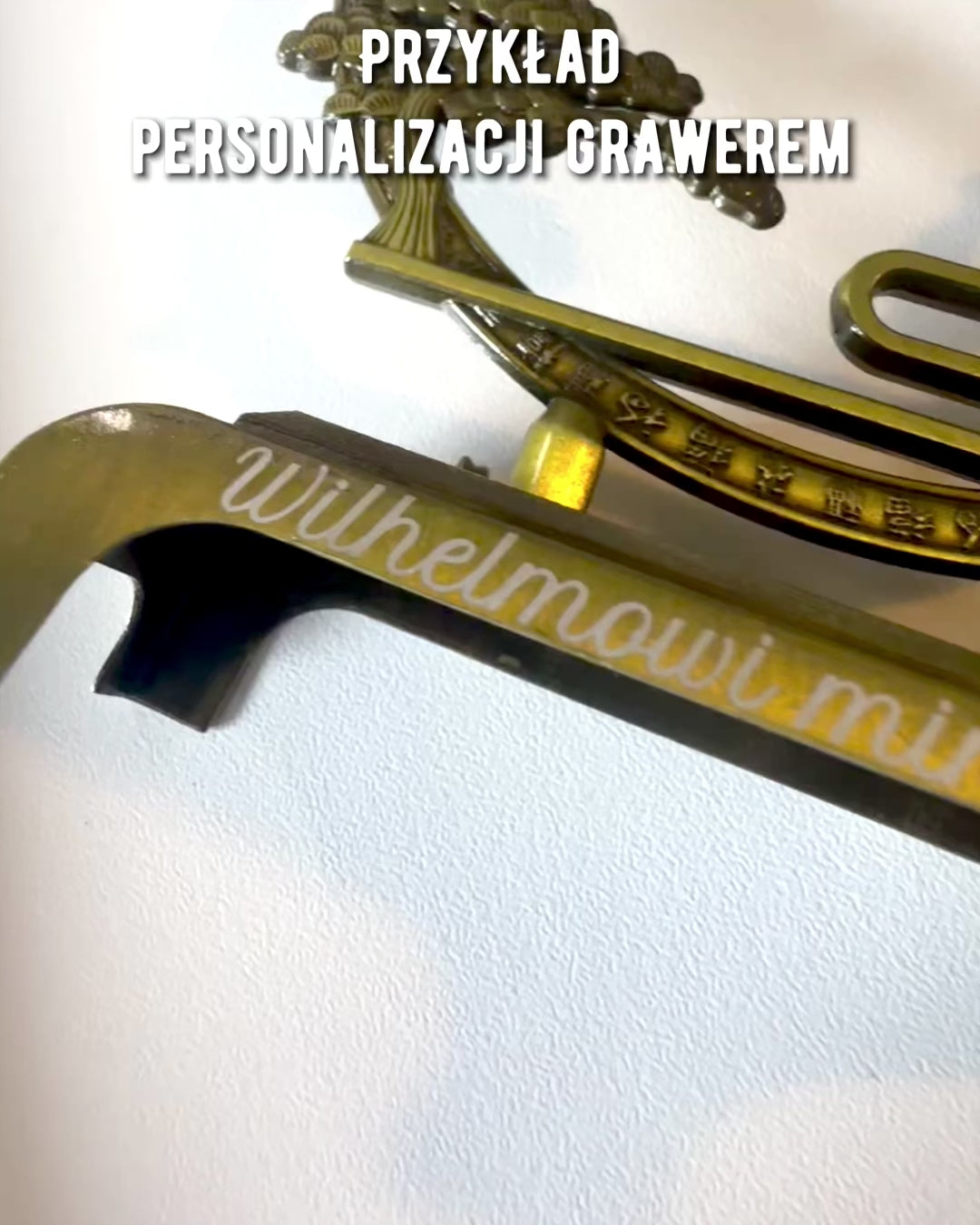 Elegantni Metalni Držač Za Tamjan "Veliki Mir" - mogućnost personalizacije gravurom