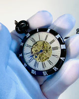 Mechanical Pocket Watch with Visible Movement - Customization Option