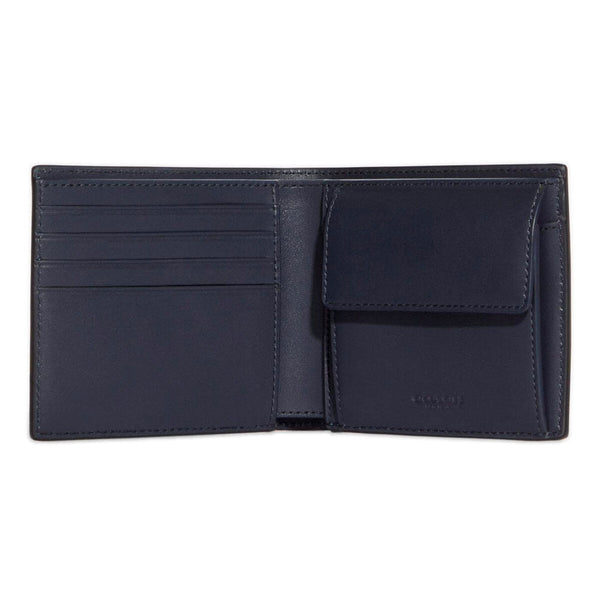 Men's Wallet Coach CA002-QBO3H Blue Leather (10,5 x 9,5 x 1,5 cm)